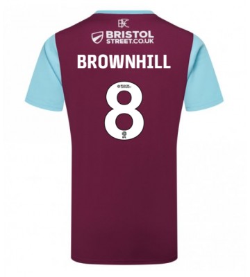 Burnley Josh Brownhill #8 Hemmatröja 2024-25 Kortärmad